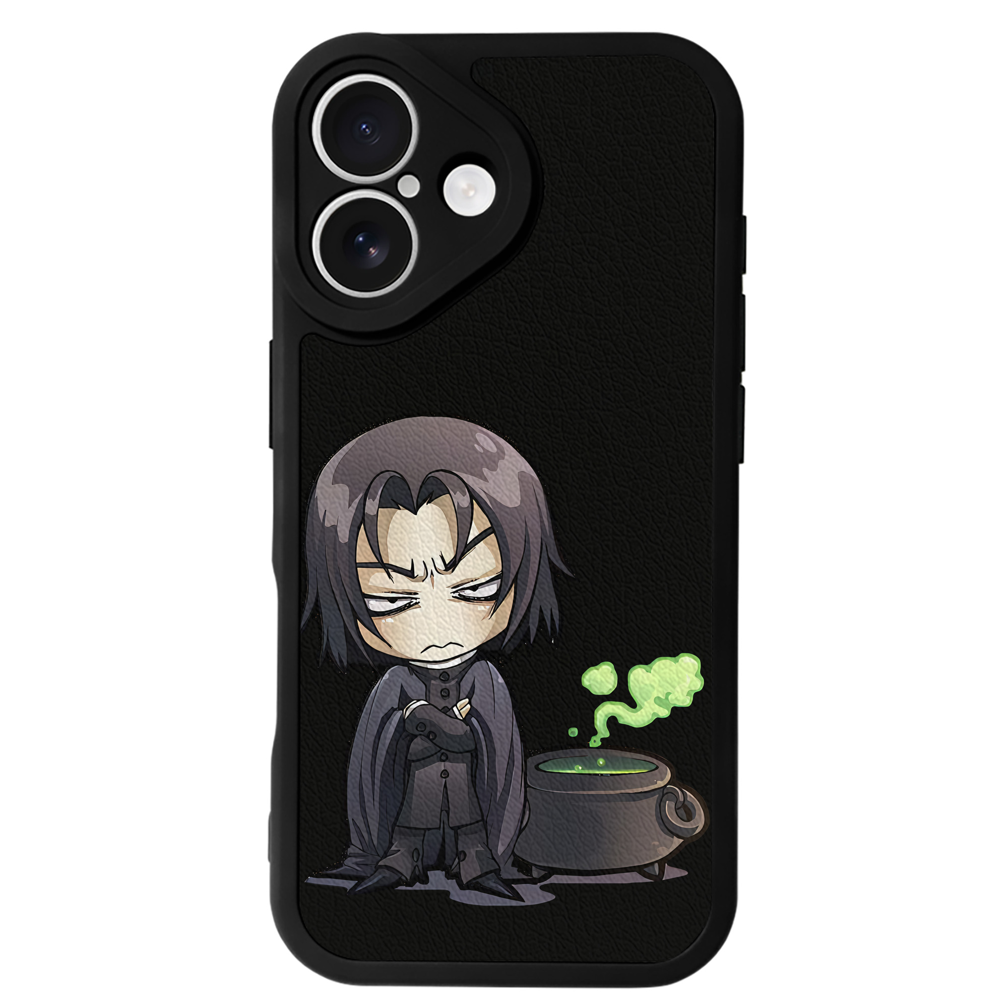（画像用） Harry Potter ハリー・ポッターシリーズ 【iPhone 16シリーズ対応】シリコンスマホケース（レザー調） 材質：シリコン